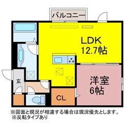 プレミール小坂井の物件間取画像